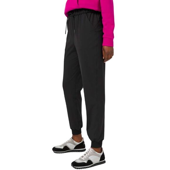 Lululemon 6 Womens Keep Moving Jogger Black Relaxed Fitting Nulu - Picture 10 of 10